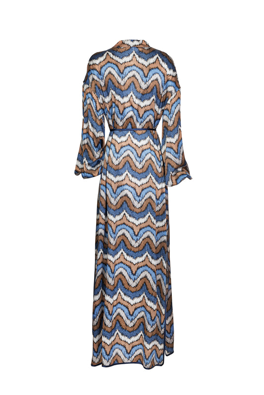 Vestito onde azzurro